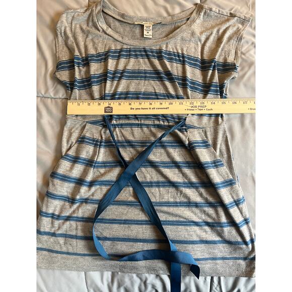 American rag gray and blue tie T-shirt with pockets size medium  - Picture 8 of 8